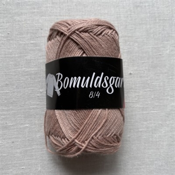 Billigt bomuldsgarn 8/4 --23 gammelrosa mørk